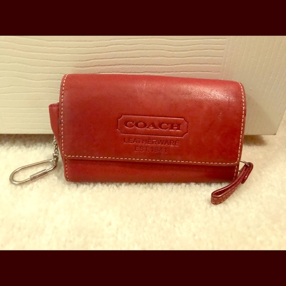 Coach Handbags - Red coach wallet